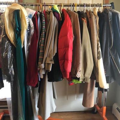 Tons of ladies clothing, size L-XL (about a 12-14), shoes 8.5 priced to sell