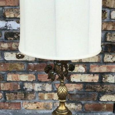 Rose - Wood and Brass Lamp with Shades LA4098 https://www.ebay.com/itm/123750837336