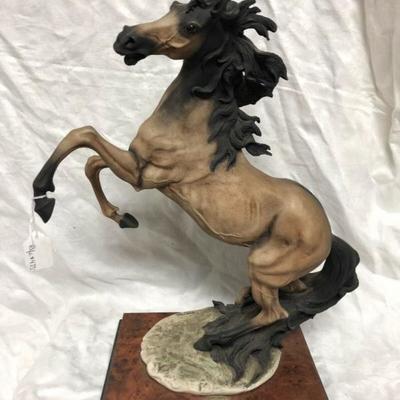1992 GIUSEPPE ARMANI FLORENCE Horse Bisque STALLION Sculpture Figurine Statue LAQ990 https://www.ebay.com/itm/113732698097
