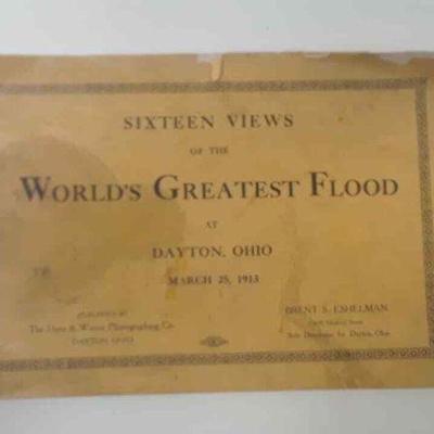 WORLD'S GREATEST FLOOD AT DAYTON OHIO 3/25/1913 RARE BOOKLET BY BRENT ESHELMAN https://www.ebay.com/itm/123750652902