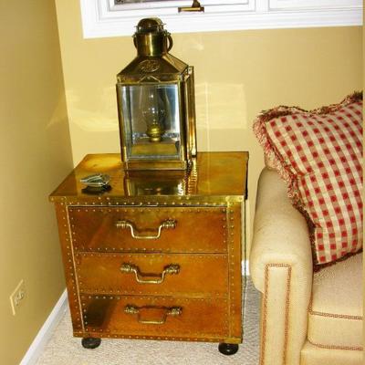 brass chest with drawers   BUY IT NOW  $ 65.00

large Fisher brass coach lamp  BUY IT NOW  $ 75.00
