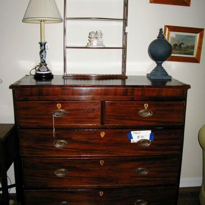 Mahogany chest of drawers, needs repairs    BUY IT NOW $ 40.00