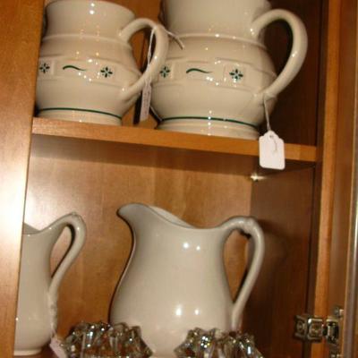 Longaberger ceramic pitchers