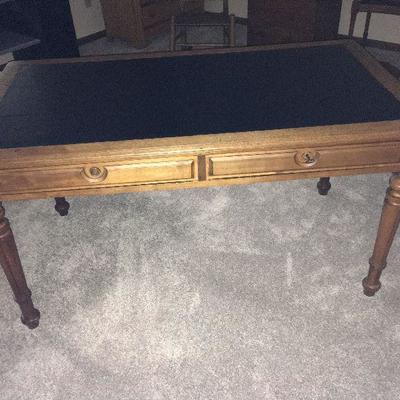American walnut writing table from 1860-1870