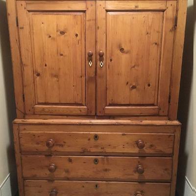 
Gent's robe/linen press from 1880's