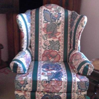 Pennsylvania House pair of wing back chairs