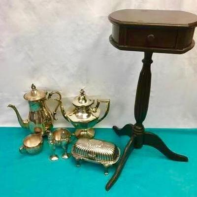 Silver Plate Coffee Set and More