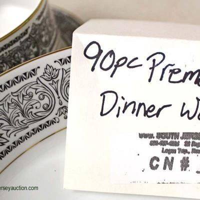  90 Piece â€œPremierâ€ Fine China Japan Dinnerware Set

Located Inside â€“ Auction Estimate $50-$100 
