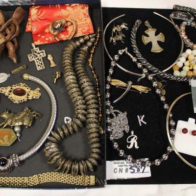  Large Selection Estate Sterling and Costume Jewelry

Located Inside â€“ Auction Estimate $10-$50 