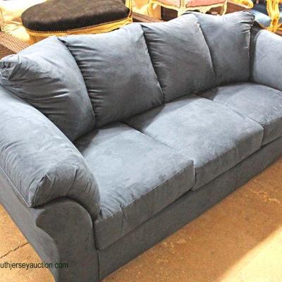  NEW â€œSignature Design by Ashleyâ€ Blue Upholstered Sofa

Located Inside â€“ Auction Estimate $300-$600 