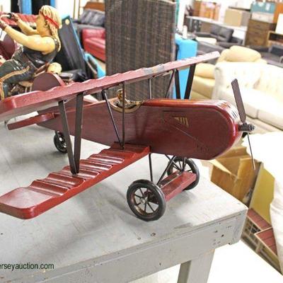 Decorator Wood Air Plane

Located Inside â€“ Auction Estimate $20-$50 