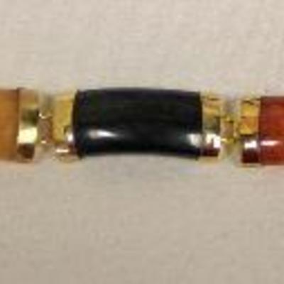  Marked 14K Gold Gem Stone Bracelet

Located Inside â€“ Auction Estimate $20-$60 