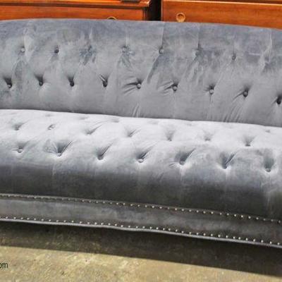  PAIR of NEW Upholstered Button Tufted Contemporary Sofaâ€™s

Located Inside â€“ Auction Estimate $400-$800 