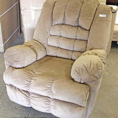  Upholstered Tan Recliner

Located Inside â€“ Auction Estimate $100-$200 