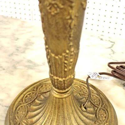  ANTIQUE Slag Glass Lamp

Located Inside â€“ Auction Estimate $200-$400 