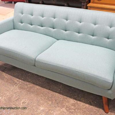  NEW Contemporary Modern Design Upholstered Button Tufted Sofa

Located Inside â€“ Auction Estimate $200-$500 