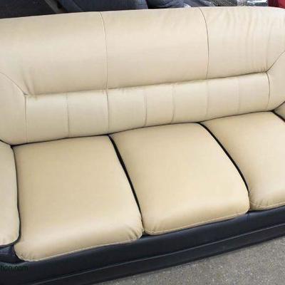  NEW Contemporary Leather Modern Design Sofa

Located Inside â€“ Auction Estimate $300-$600 