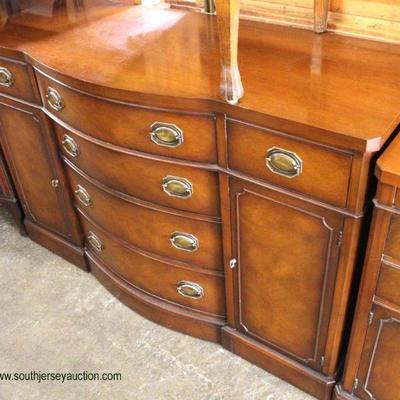  One of Several Mahogany Bow Front Sideboards

Located Inside â€“ Auction Estimate $100-$300 