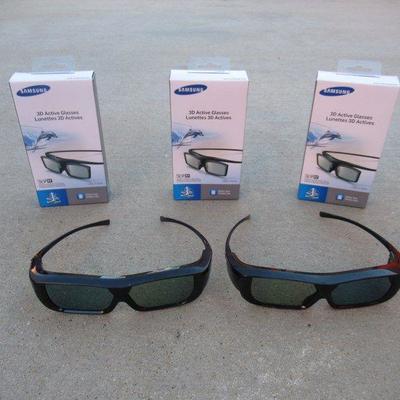 Sharp and Samsung 3D glasses