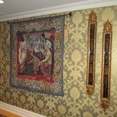 Wall Sconces Wall Tapestry Ornate Mirrors