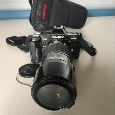 Minolta Maxxum 7000 Camera with Minolta 75-300 Lens