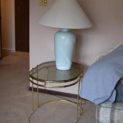 Table Lamp & Side Table