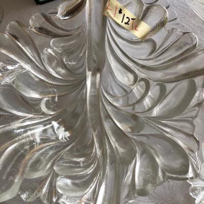 Beautiful glass serving dishes