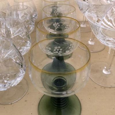 Vintage glassware.