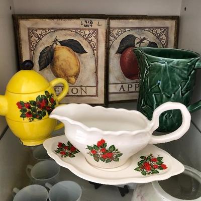 So many lovely, unique and quality entertaining and serving pieces! Many are vintage gems.