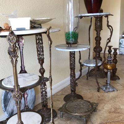 India Brass & Marble stands/tables