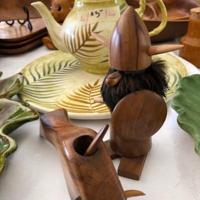 So many lovely, unique and quality decor, entertaining and serving pieces! Some vintage teak.