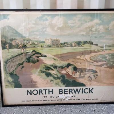
#1074: Framed North Berwick Poster
Measures approx 50