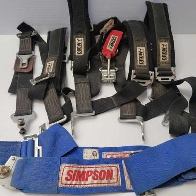 
#1160: Crow 5 Point Harness and Simpson Clip-in Lap Belt
Crow 5 Point Harness and Simpson Clip-in Lap Belt