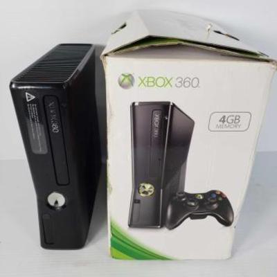 
#805: 2 XBOX 360s, 1 in Box with 2 Controllers, Power Cord, 2 Games, and HDMI Cable
2 XBOX 360s, 1 in Box with 2 Controllers, Power...