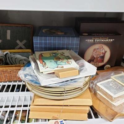
#1511: Norman Rockwell Collectors Plates, Tom Sawyer Collectors Series Gold Plated Pewter Plates and More
Norman Rockwell Collectors...