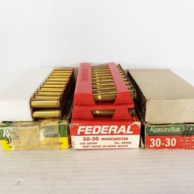 #331: Approx 49 Rounds of 30-30 Win
Remington and Federal