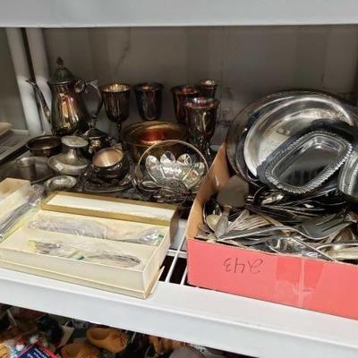 
#1506: Silver Plated and Various Silverware
Silver Plated and Various Silverware