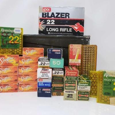 #319: Approx 2,000 Rounds of .22 LR
Approx 2,000 Rounds of .22 LR