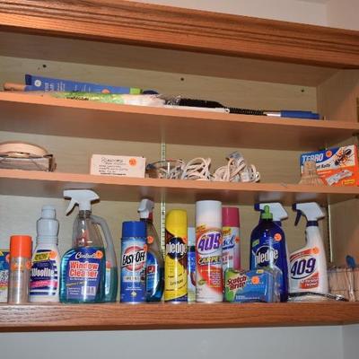 Carpet, Cleaning Supplies, Laundry Items, & Extension Cords