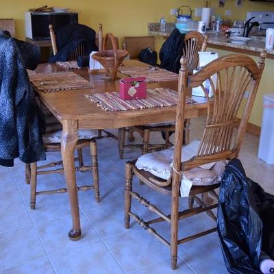 Dining Table, Four Chairs, Home Decor