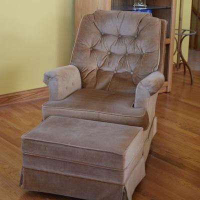 Arm Chair, Ottoman