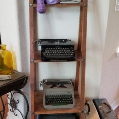 Shelf sold but the typewriters are still available. 