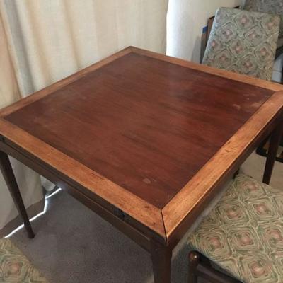 sliding oak table 
