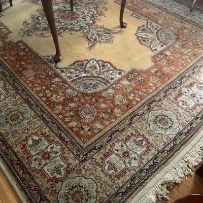 Hand-knotted Oriental rug 12'3