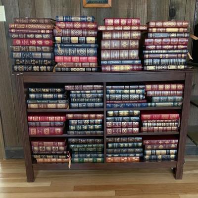 80+ Leather bound collector's edition books 