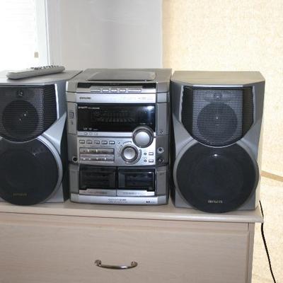 CD, Cassette, AM/FM Stereo System with Remote 