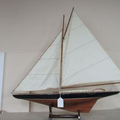 Wood Model Sailboat
