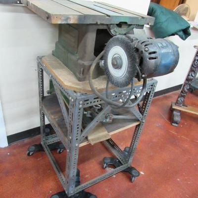 Old Craftsman Table Saw & Grinder