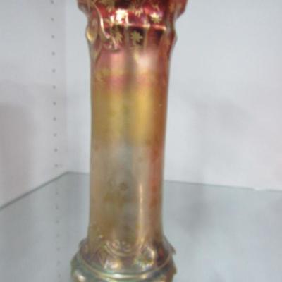 Royal Vienna Gold Luster Porcelain Vase