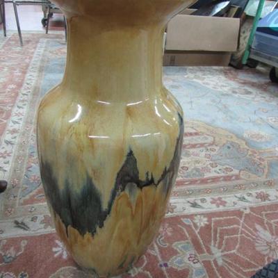 Glazed Pottery Floor Vase